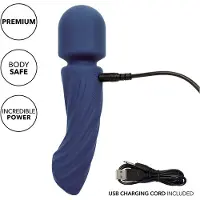 Calexotics - CHARISMA ALLURE MASSAGER DUAL MOTORS 12 FUNCTIONS 17.25 CM X 4.5 CM PURPLE