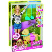 Mattel Gå-og Potte-dukke