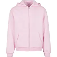 Build Your Brand Fluffy Genser Med Hel Glidelås