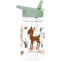 A Little Lovely Company Drikkeflaske m. Sugerør - 450 ml - Fores - - OneSize - Drikkeflaske