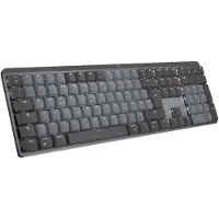 Logitech MX Mechanical Wireless Illuminated Performance Keyboard Graphite - Tactile - UK - Tastatur - Engelsk (Storbritannia) - Svart
