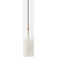 LEDS-C4 Glam hengelampe, glass hvit, høyde 31 cm