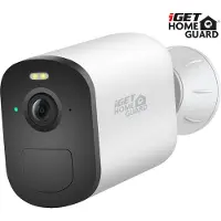 HomeGuard SmartCam Plus - Nettverksovervåkingskamera - innendørs, utendørs - værbestandig - farge (Dag og natt) - 3 MP - 2304 x 1296 - 2K - lyd - trådløs - Wi-Fi - H.265, H.264 - DC 5 V