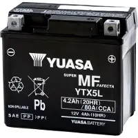 Yuasa Ytx5l Fa Agm-batteri