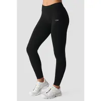 ICANIWILL Smooth Seamless Tights Middels Høy Midje V form Svart