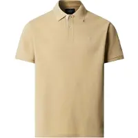 Hackett for man. HM5600184 Beige H Tape polo shirt (L), Casual, Cotton, Short sleeve