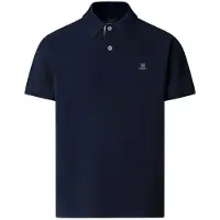 Hackett for man. HM5600184 Polo H Tape navy blue (M), Casual, Cotton, Short sleeve
