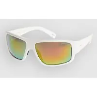 Dot Dash Orbit Shiny White Solbriller hvit