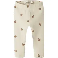 Lil´ Atelier Lil' Atelier Leggings - NbnLayo - Turteldue/ekorn - - 62 - Leggings