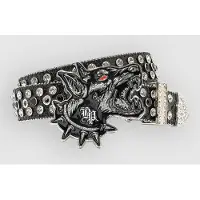 Broken Promises Big Bark Rhinestone Belte mønster
