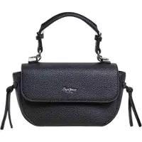 Pepe Jeans for woman. PL0300112 Ambra Script bag black (OSFA), Casual, Polyurethane
