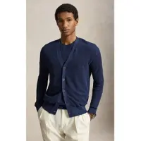 Ralph Lauren for man. 710B17547001 Navy Relaxed Fit linen cardigan (XXL), Casual