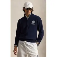 Ralph Lauren for man. 710B18061001 Navy blue Relaxed Fit cotton sweater (M), Casual, Long sleeve