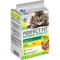 Perfect Fit Katt Natural Vitality - 36 x 50 g kylling og kalkun