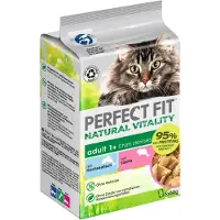 Perfect Fit Katt Natural Vitality - 12 x 50 g Havfisk og laks