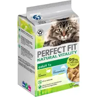Perfect Fit Katt Natural Vitality - 36 x 50 g Kalkun og havfisk