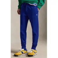 Ralph Lauren for man. 710881518510 Blue double knit jogger pants (M), Casual, Cotton