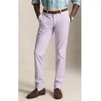 Ralph Lauren for man. 710B22623003 Pink Greenwich Slim Fit chino pants (38/32), Casual, Cotton, Classic
