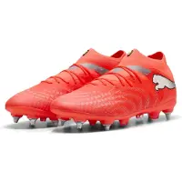 Puma FUTURE 9 PRO MxSG Football Boots Unisex, Shoes, Glowing Red/White/Black, 40
