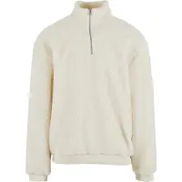 Urban Classics Oversized Teddy Genser Med Halv Glidelås