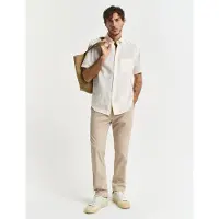 Gant for man. 1505280 Slim Fit Sport Chino trousers beige (38/34), Casual, Cotton