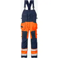 Fristads Smekkebukse 1014 PLU, klasse 2 Varseloransje/marineblå D112