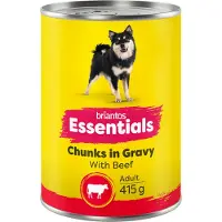 Briantos Essentials Chunks in Gravy 12 x 415 g - Okse