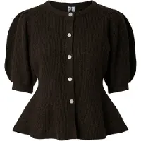 Pieces Pcsilly Puff Strikket Cardigan