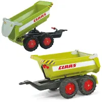 Rolly Toys rollyHalfpipe CLAAS, Lekesemitrailer, 3 år, Plast, Metall, Grønn, Sort, Rød