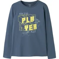 Name it Genser - NkmVux - Vintage Indigo/Spiller - - 7-8 år (122-128) - Genser