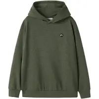 Name It Kids Collegegenser - Noos - NkmVimo - Rifle Green - - 13-14 år (158-164) - Hettegenser
