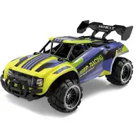 TEC-TOY Jeep Racing R/C 1:18 2,4G 3,7V Li-ion, blå/grønn