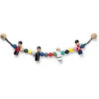 Kay bojesen Barnevognskjede - Tre - 53 cm - Flerfarget m. Figur - - OneSize - Barnevognkjede