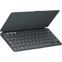 Logitech Keys-To-Go 2 - Tastatur - bærbar - trådløs - Bluetooth LE - grafitt