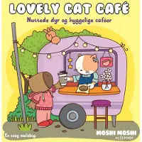 Forlaget Tukan Moshi Moshi Cat Café Coloring Book Fargeleggingsbok