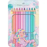 Faber-Castell Jumbo Sparkle, Metallisk, Flerfarget, 10 stykker