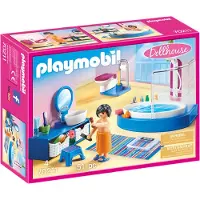 Playmobil Dollhouse 70211, Badesett, 4 år, Flerfarget, Plast