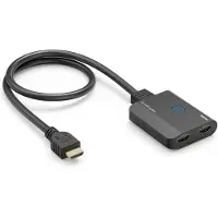 Hama 00205284, HDMI, 2x HDMI, 4096 x 2160 piksler, Svart, 4K Ultra HD, 65,5 mm