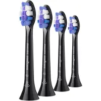 Philips Sonicare Sensitive 4 Pack Brush Heads - black