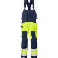 Fristads Smekkebukse 1014 PLU, klasse 2 Varselgul/marineblå C66