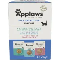Applaws Pouch i buljong Mix - Fiskeutvalg 24 x 70 g