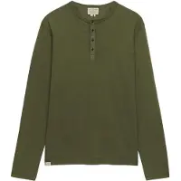 Superdry Slub Grandad Langarmet T-skjorte
