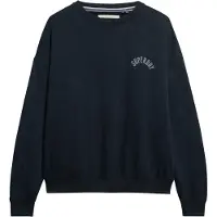 Superdry for woman. W2012446A Athletic Relaxed Printed Crew Sweatshirt navy (M), Casual, Cotton