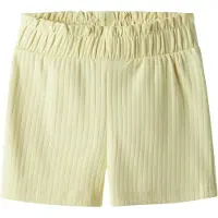 Name it Shorts - Rib - Noos - NmfSurajali - Pastel Yellow - - 8 år (128) - Shorts