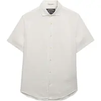 Superdry Riviera Linen Kortarmet Skjorte