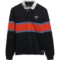 Superdry Vintage Athletic Stripe Rugby Langarmet T-skjorte