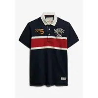 Superdry Double Emblem Rugby Kortermet Poloskjorte