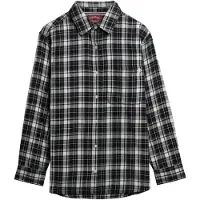 Superdry Check Flannel Boyfriend Skjorte Med Lange Ermer