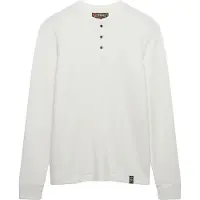 Superdry for man. M6010903A Merchant Store Grandad T-shirt beige (XXL), White, Casual, Cotton, Long sleeve