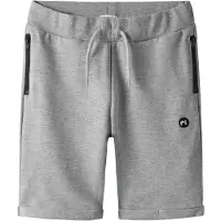 Name it Shorts - Nå - NkmVimo - Grey Melange - - 8 år (128) - Shorts
